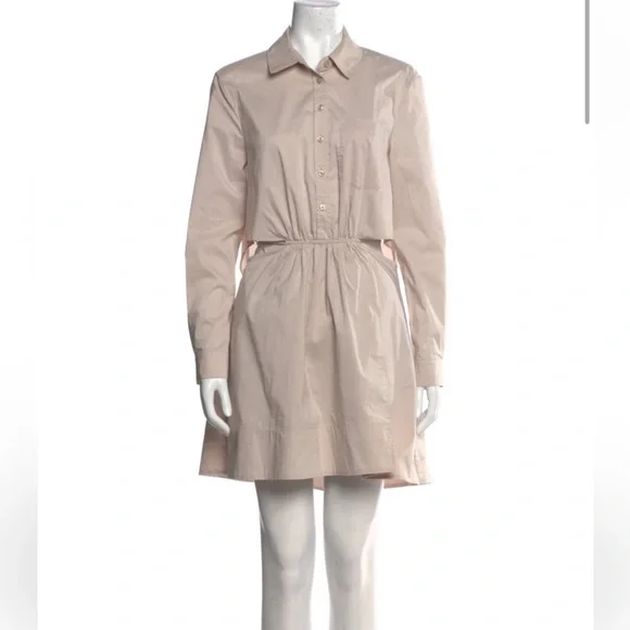 Jonathan Simkhai | Dresses | Jonathan Simkhai Beige Longsleeve Dress |  Poshmark